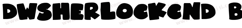 DWSherlockCnd BoldItalic字体转换